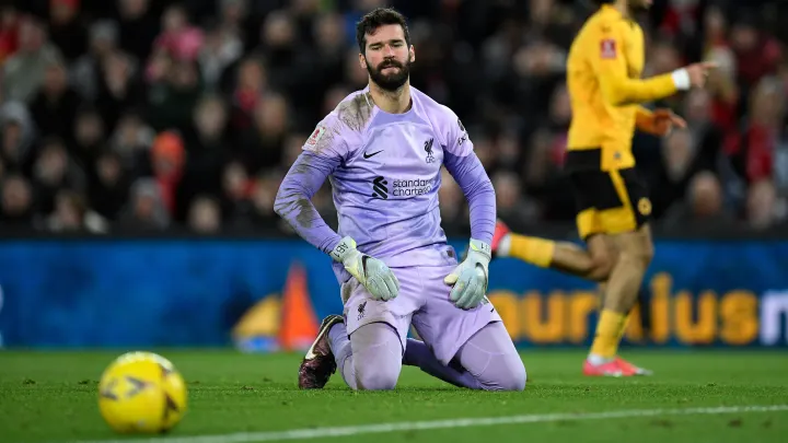 FA Cup: Klopp defends Alisson after Wolves horror show