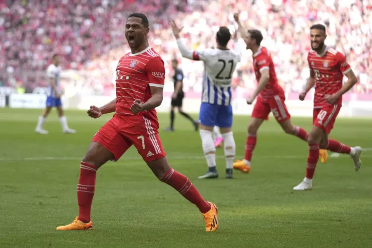 Bayern Munich back on top of Bundesliga after 2-0 win over Hertha Berlin