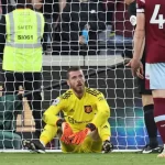 De Gea’s slip costs Manchester United in 1-0 defeat to West Ham