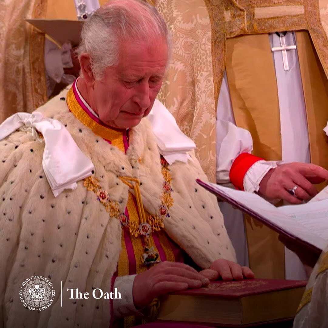 King Charles III takes oath of office