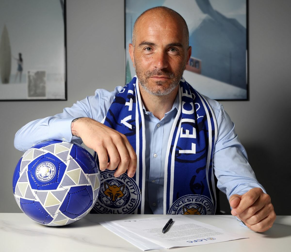 Relegated Leicester appoints Enzo Maresca as manager on three-year-deall