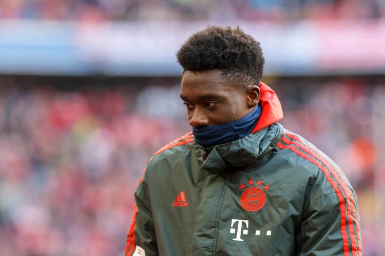 See why Alphonso Davies is unhappy at Bayern Munich