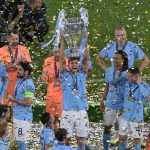 Manchester City win first Champions League trophy