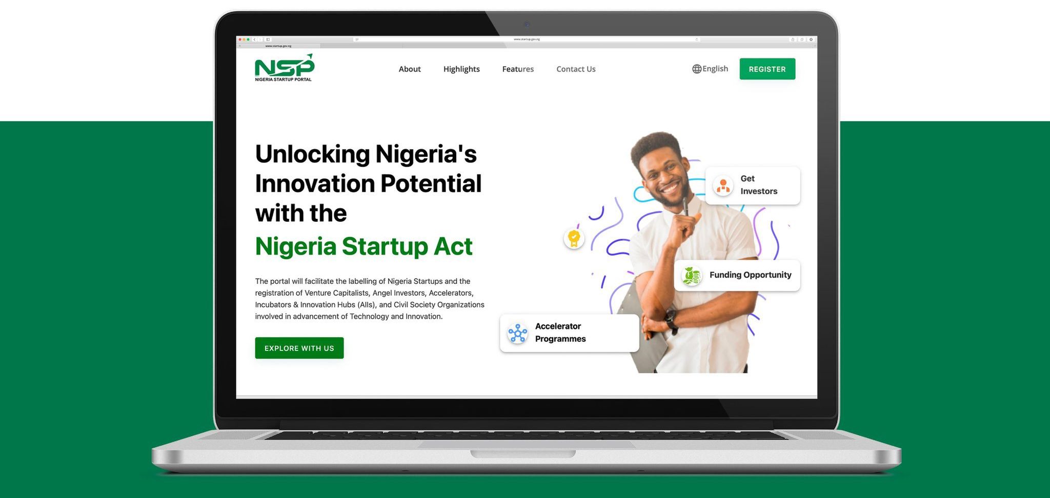 How to apply for FG startup support